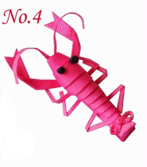 Crayfish--Sculpture hair bows style boutique hair bow