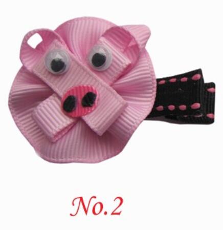 the other animals--Sculpture hair bows style boutique hair bow
