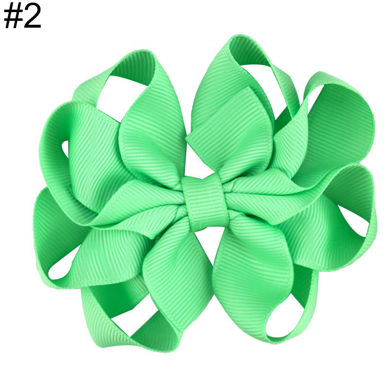 3-3.5\'\' Octopus Hair Bow 2021 new fashion solid color girl hair
