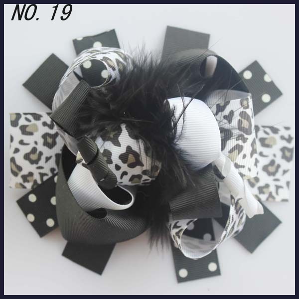 5-6\'\'boutique funky fun hair bows popular hair bows
