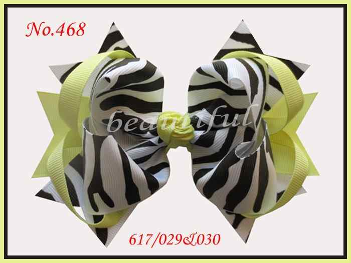 5.5'' big ring hair bows girl boutique hair bows