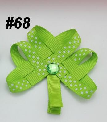 fashion St. Patrick\'s Day hair bows Festival girl boutique bow