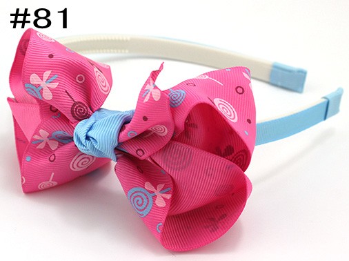 4.5''baby girl headbands hair bows