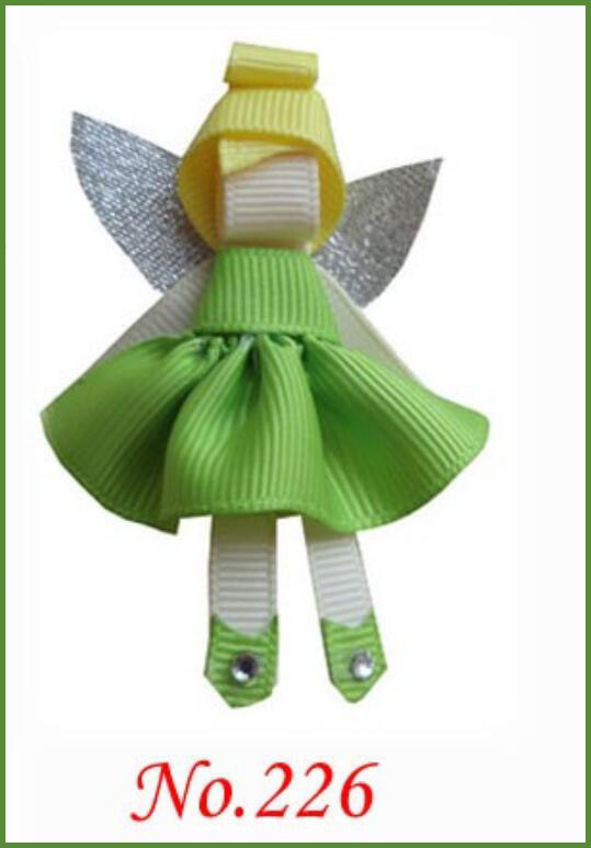 character hair bows(people) style boutique hair bow girl bug