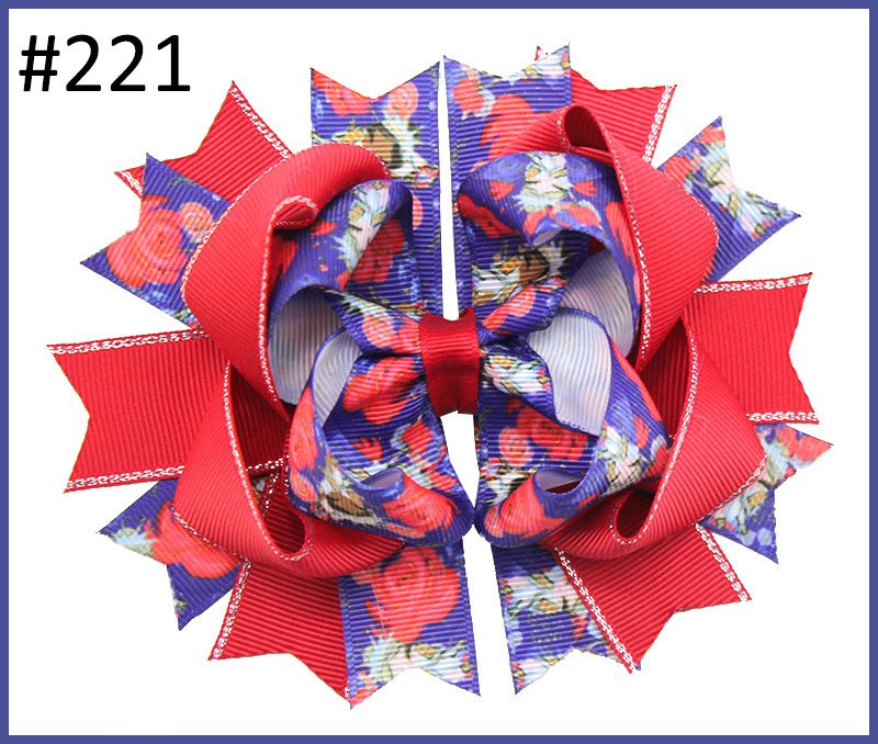 4th of july bows all american pride hair bows