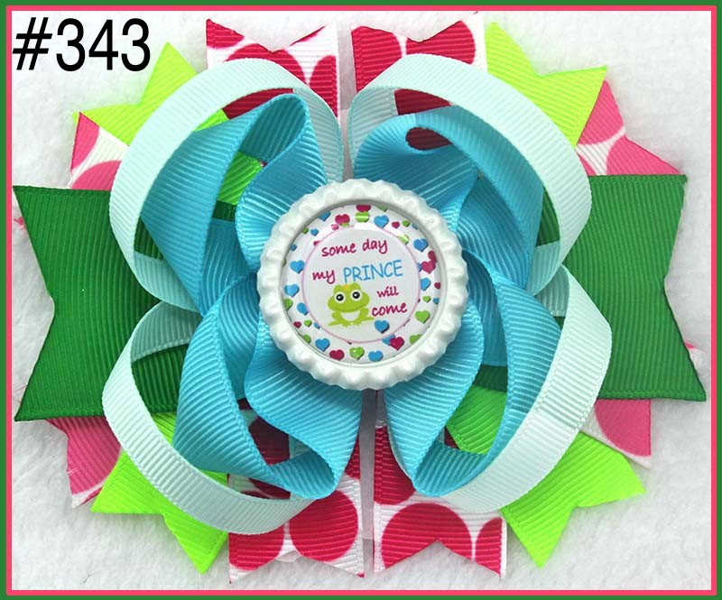 4.5" Inspired Boutique Layered Hair Bow birthday hair bows