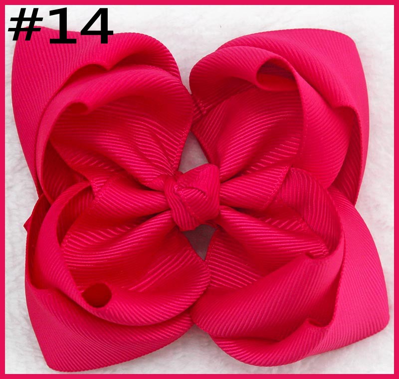4'' double layered boutique hair bows