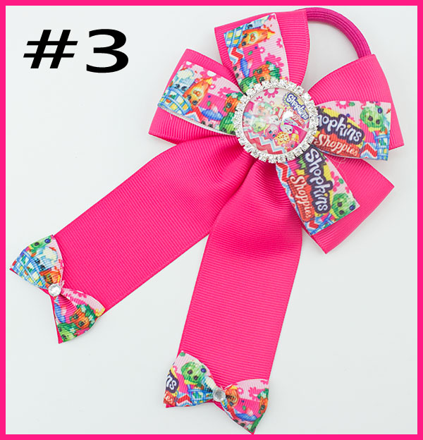 Girl Boutique 5x6.5" Bowknot Ponytail Hair Bow