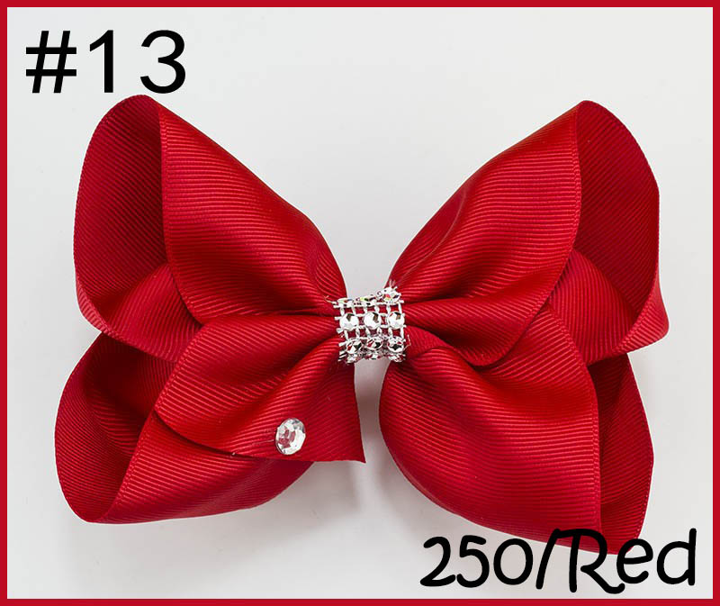 5-6\'\' Large funky neon color signature hair bow