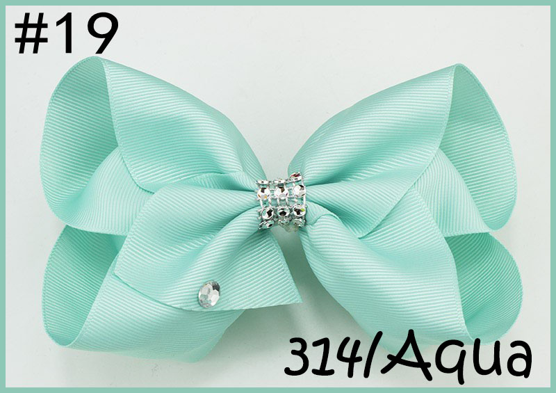 5-6'' Large funky neon color signature hair bow