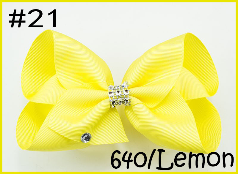 5-6\'\' Large funky neon color signature hair bow