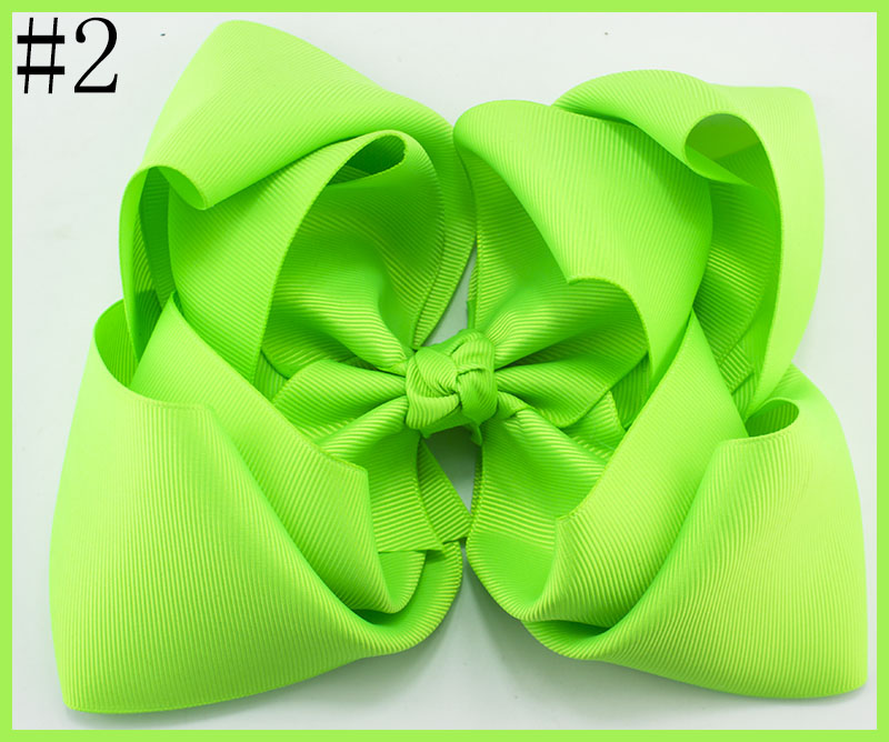 7-8\'\' double layered boutique hair bows stacked ABC hair bows