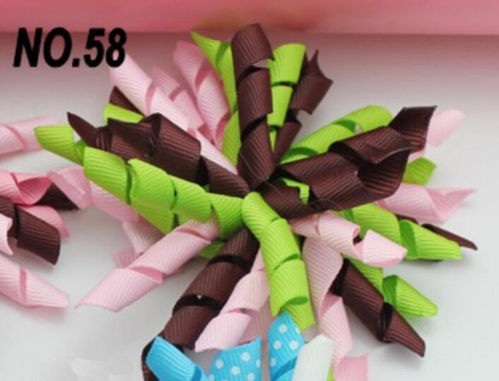 3.5'' korker hair clips (SEW ONES) mix color korker hair bow