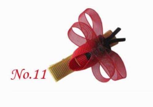 BEE--Sculpture hair bows style boutique hair bow girl bug bow