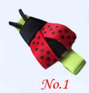 open ladybug--Sculpture hair bows style boutique hair bow