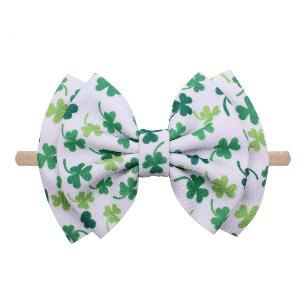 double stacked 6inch easter headbands St patrick days big hair