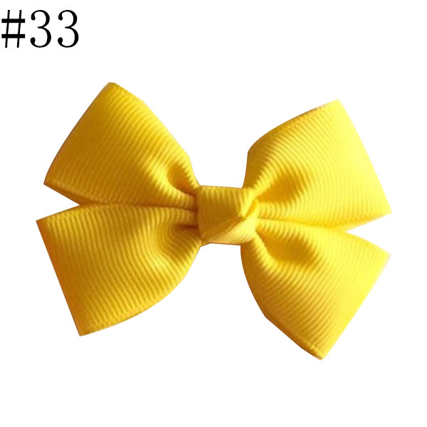 3'' Girls hair bows toddle hair clips girls school bows pigtail