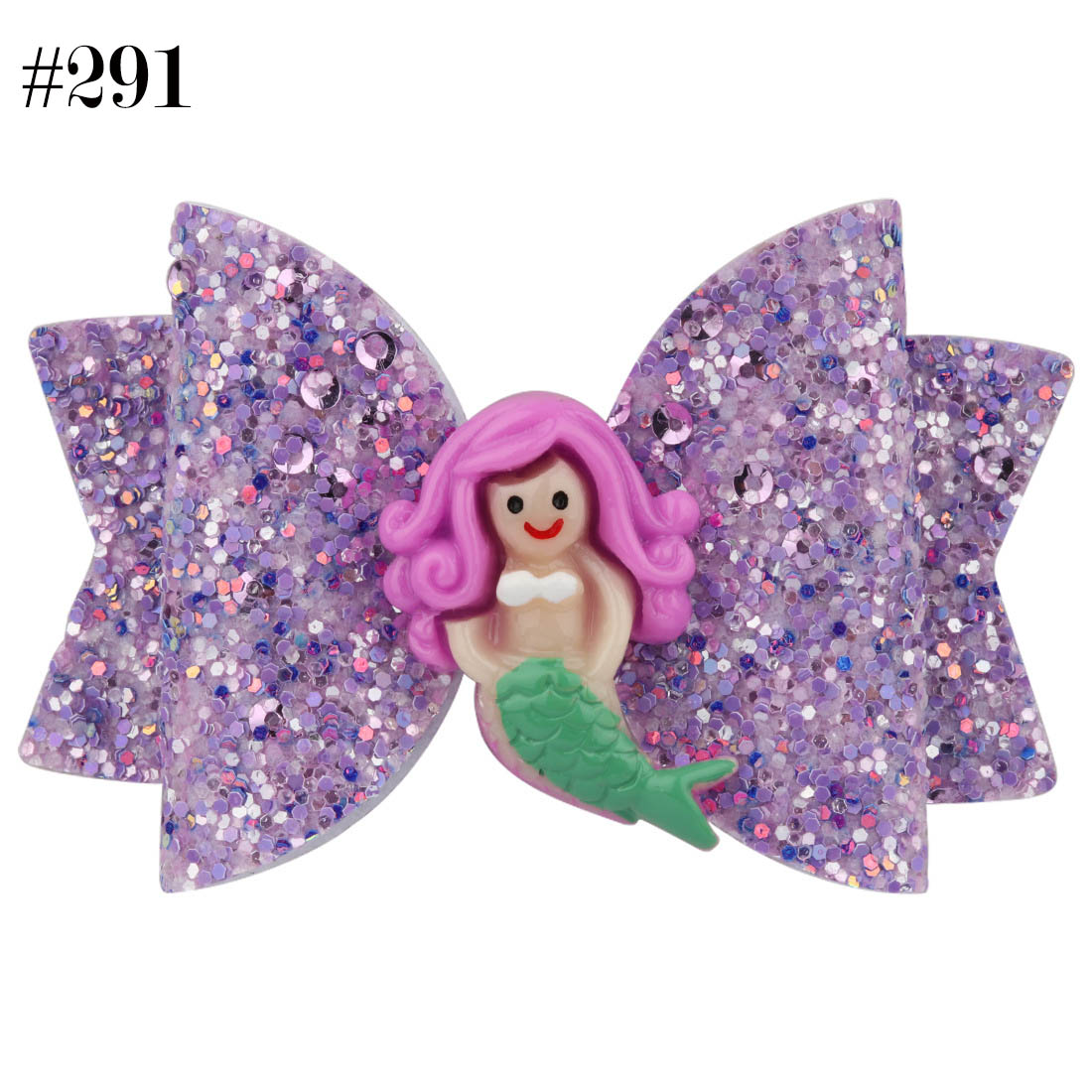 Glitter Mermaid Hair Bow