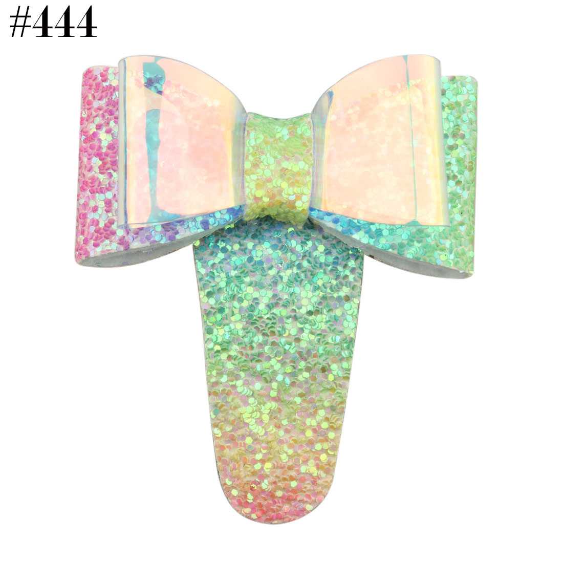 PVC Sequin bowknot glitter snap Clips
