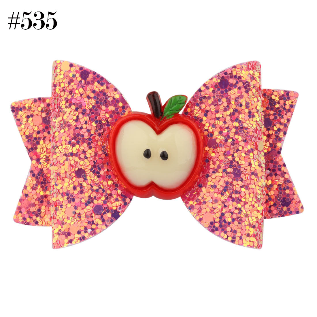 gradient bowknot with fruit hair bows