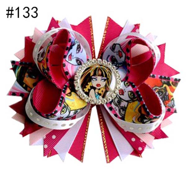 4.5-5.5 \'\' ghost hair bow inspired hair bows for baby girl big