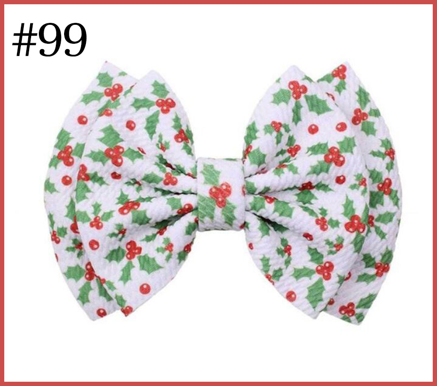 6'' Double Layer Hair Clips liverpool fabric unicorn Hair Bows