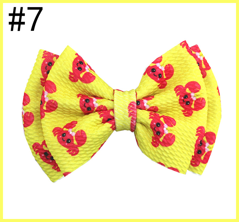 5-6\'\' UNICORN Fabric Bow summer Liverpool Bow Collection Crepe