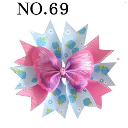 4.5'' butterfly wing hair bows inspired boutique new spring gir