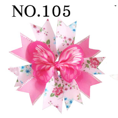 4.5'' butterfly wing hair bows inspired boutique new spring girP