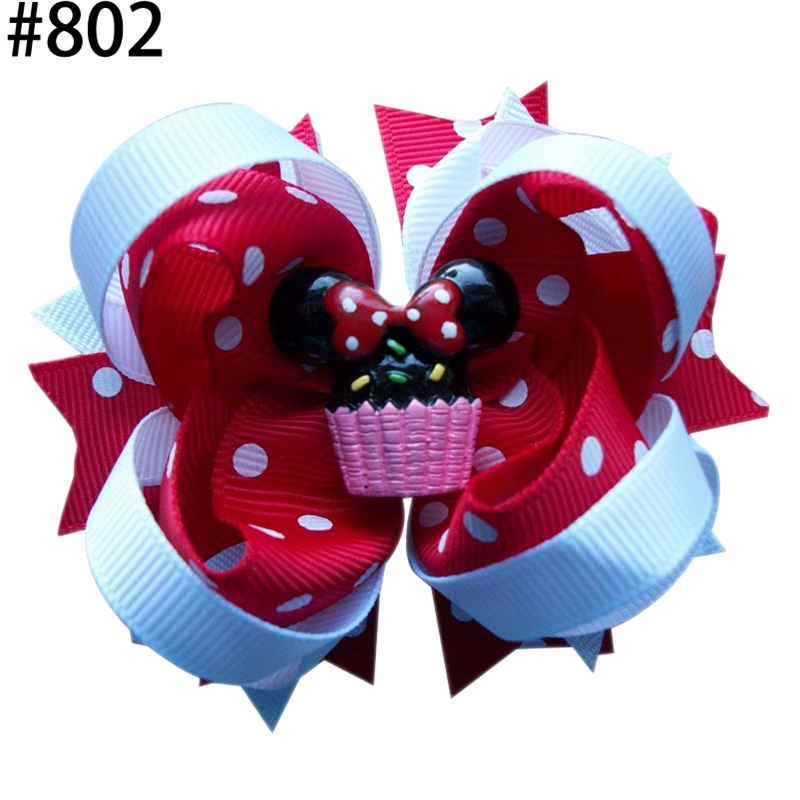 4.5\'\' inspired hair Bows Accessories With elastic Boutique Bow1.