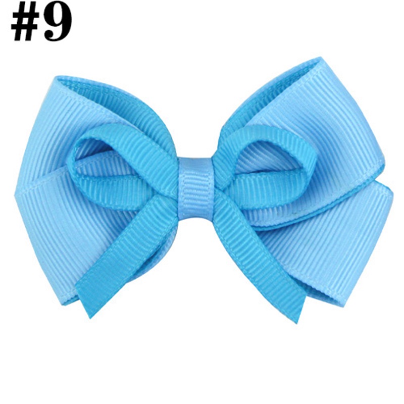 3‘’ toddle hair bows for uniform school or sport teach accessor