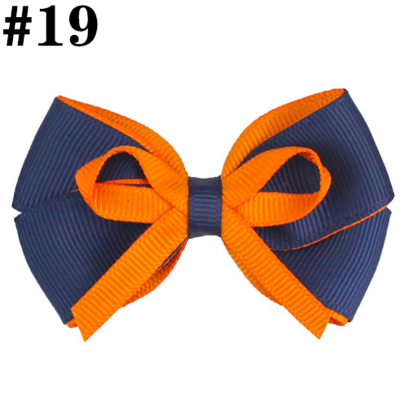 3‘’ toddle hair bows for uniform school