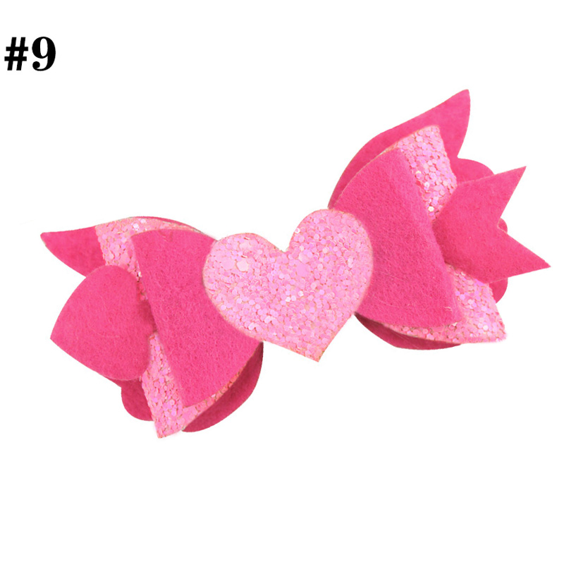 3-3.5‘’Cupid Wings And Arrow Bows For Valentine Hair Bows