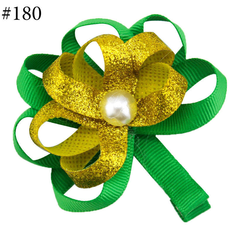 2.5''St. Patrick'S Day Hair Clips
