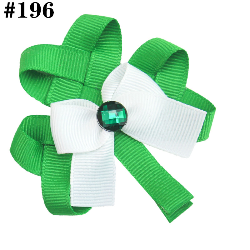 2.5''St. Patrick'S Day Hair Clips for Apparel Accessories White
