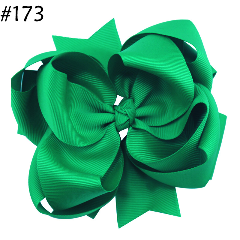5'' Stacked Boutique Hair Bows For Girls Toddle Hair Accessories