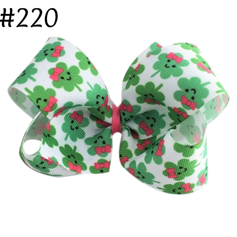 7'' Large St Patrick's Day Hair Bows