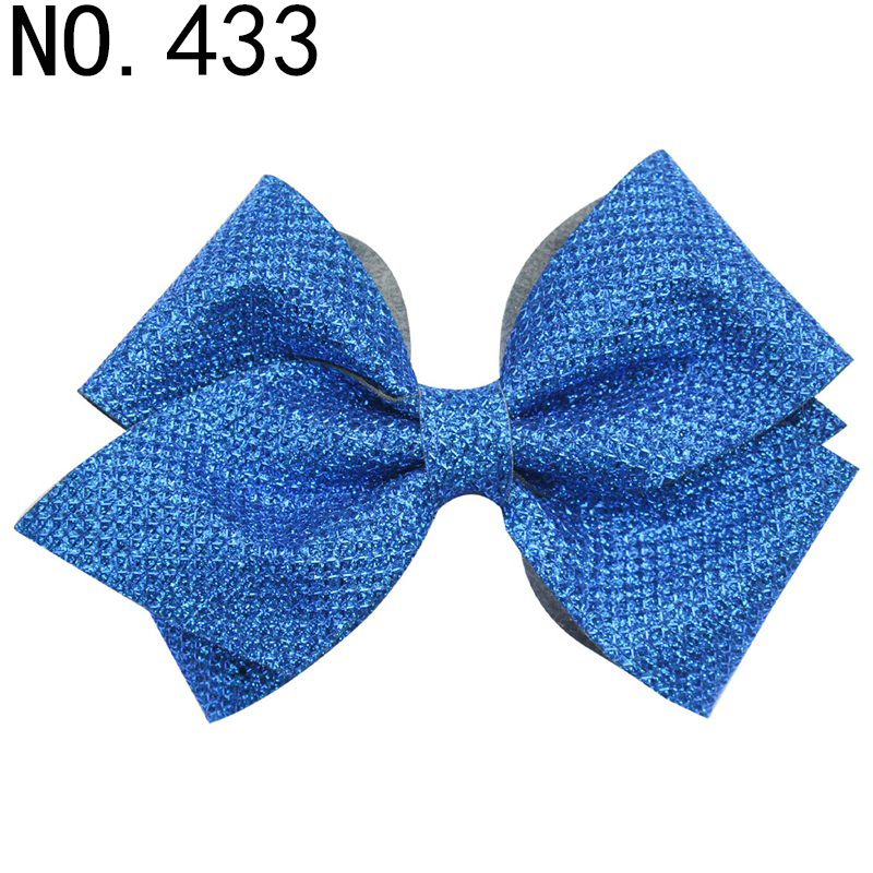 4'' Glitter Hair Bows Girl Toddle