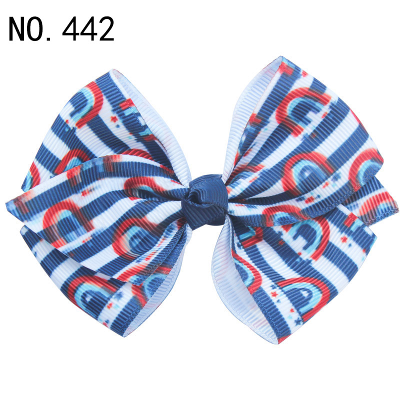 4'' Patriotic hair bows