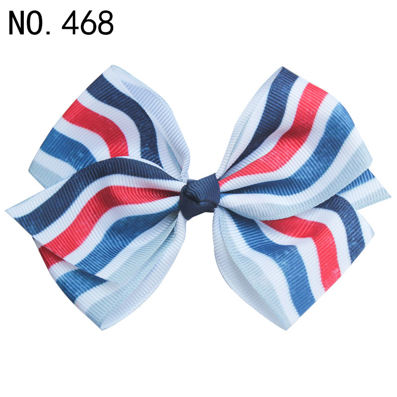 4\'\' Glitter Hair Bows Girl Toddle