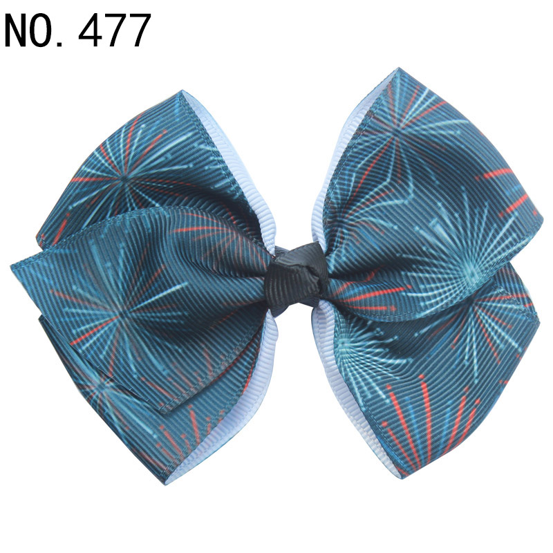 4'' Glitter Hair Bows Girl Toddle
