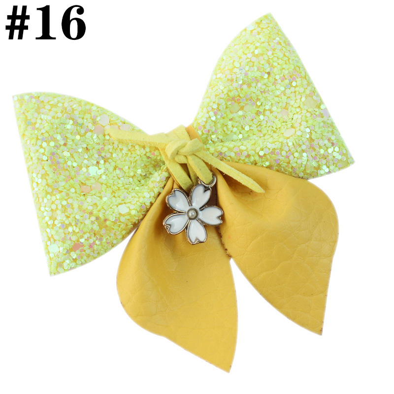 3\'\' Sailor Bow Glitter Hair Bow For Girls