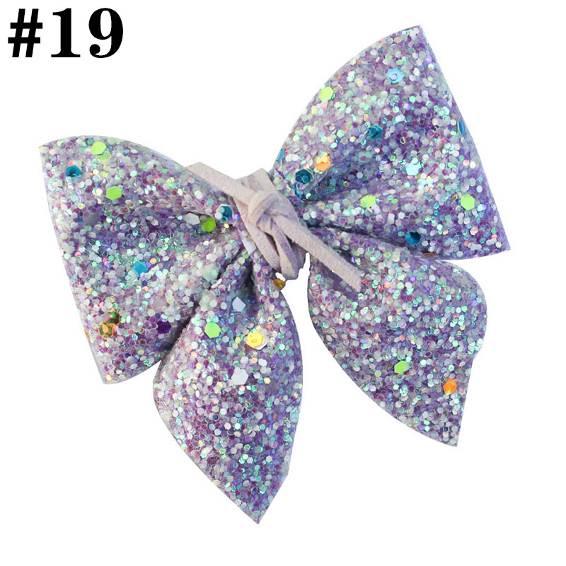 3\'\' Sailor Bow Glitter Hair Bow For Girls