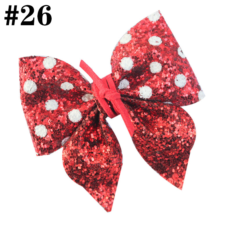 3'' Sailor Bow Glitter Hair Bow For Girls