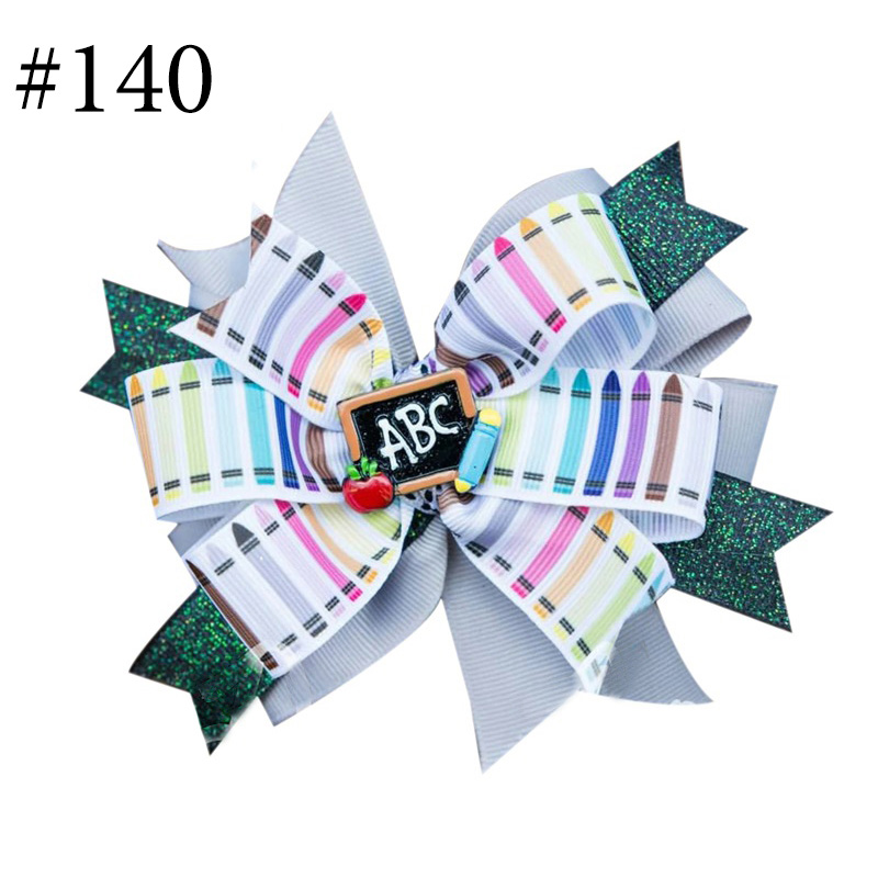new back to school hair bows