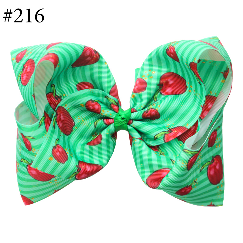 8 Inch Large back to school Hair Bows 