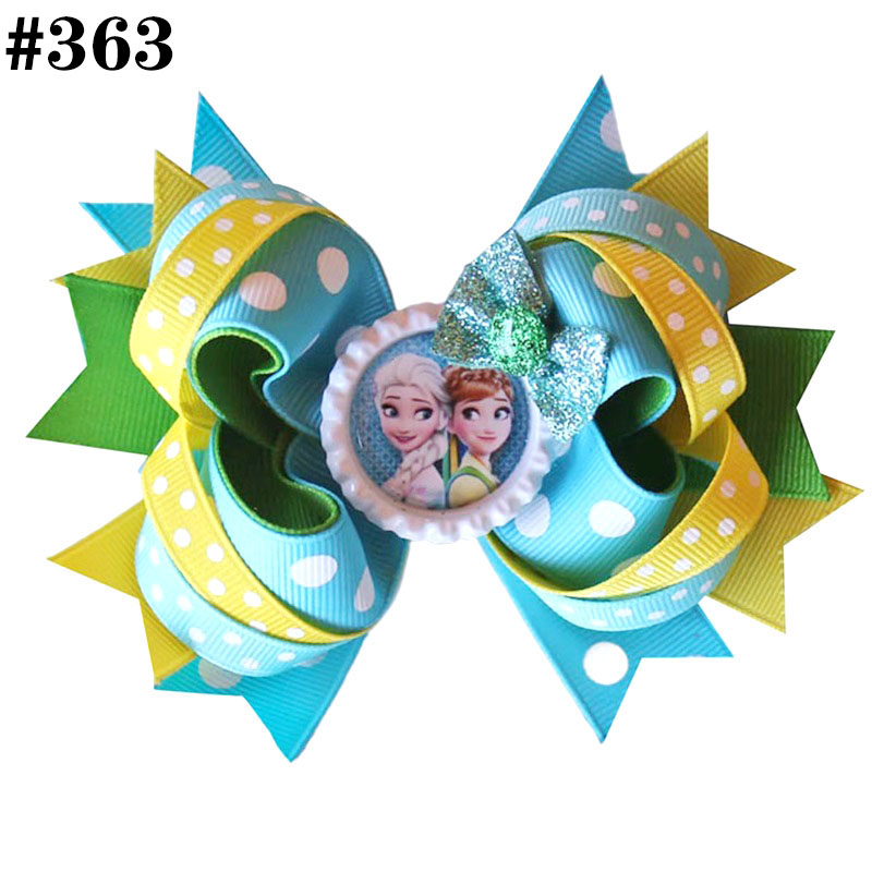 5.5inch inpsired hair bows popular character hair bows