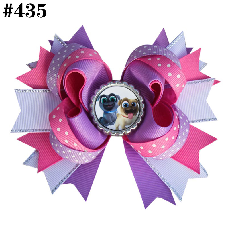 5.5inch inpsired hair bows popular character hair bows