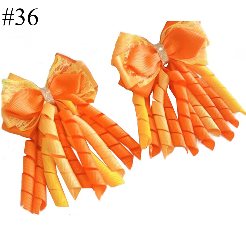 3'' Pigtail Korker Hair Bows For Girl
