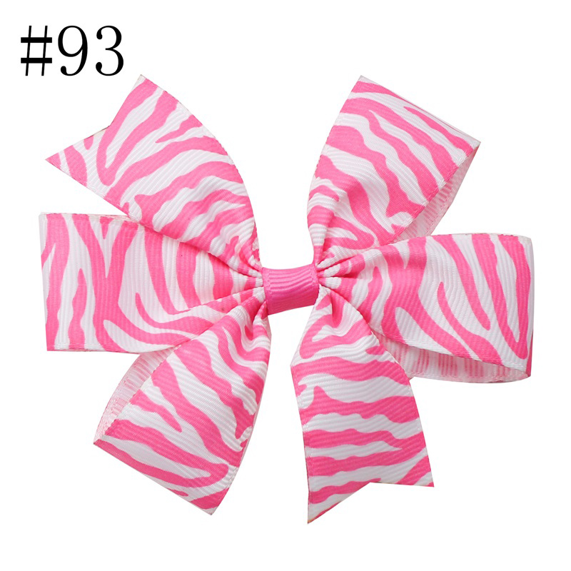 3'' Halloween Pinwheel Hair Bows Thanksgiving Hair Clip